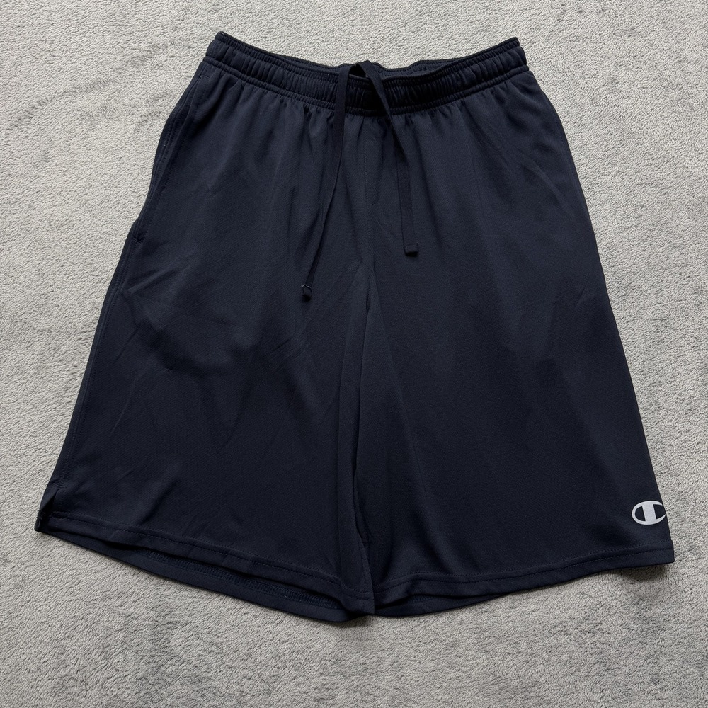 Champion‎ Shorts Mens Small Black Performance Athletic Gym Training Drawstring